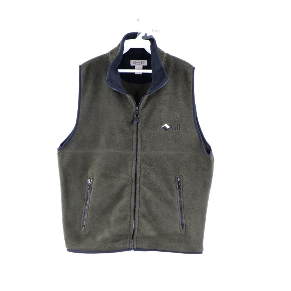 Vintage 90s Streetwear Vail Colorado Fleece Vest